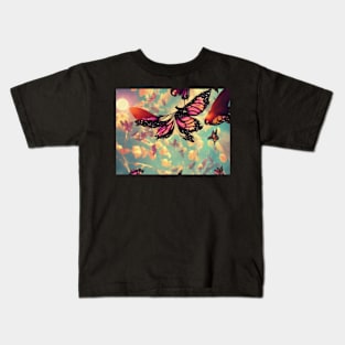 Through eyes of a butterfly Kids T-Shirt